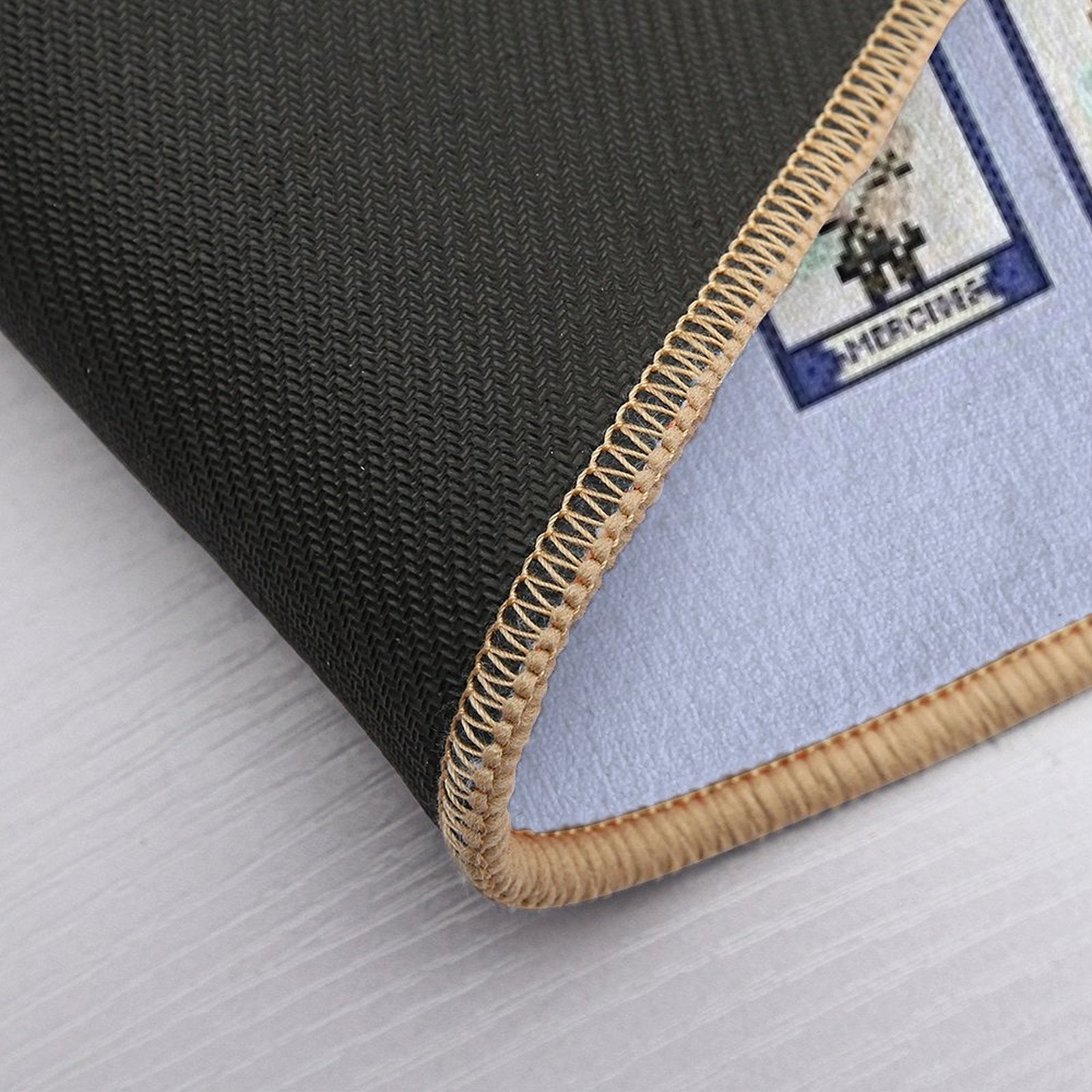 Fire Emblem Three Houses Blue Lions House Pixel Parody  Fade-Resistant Bath Mat