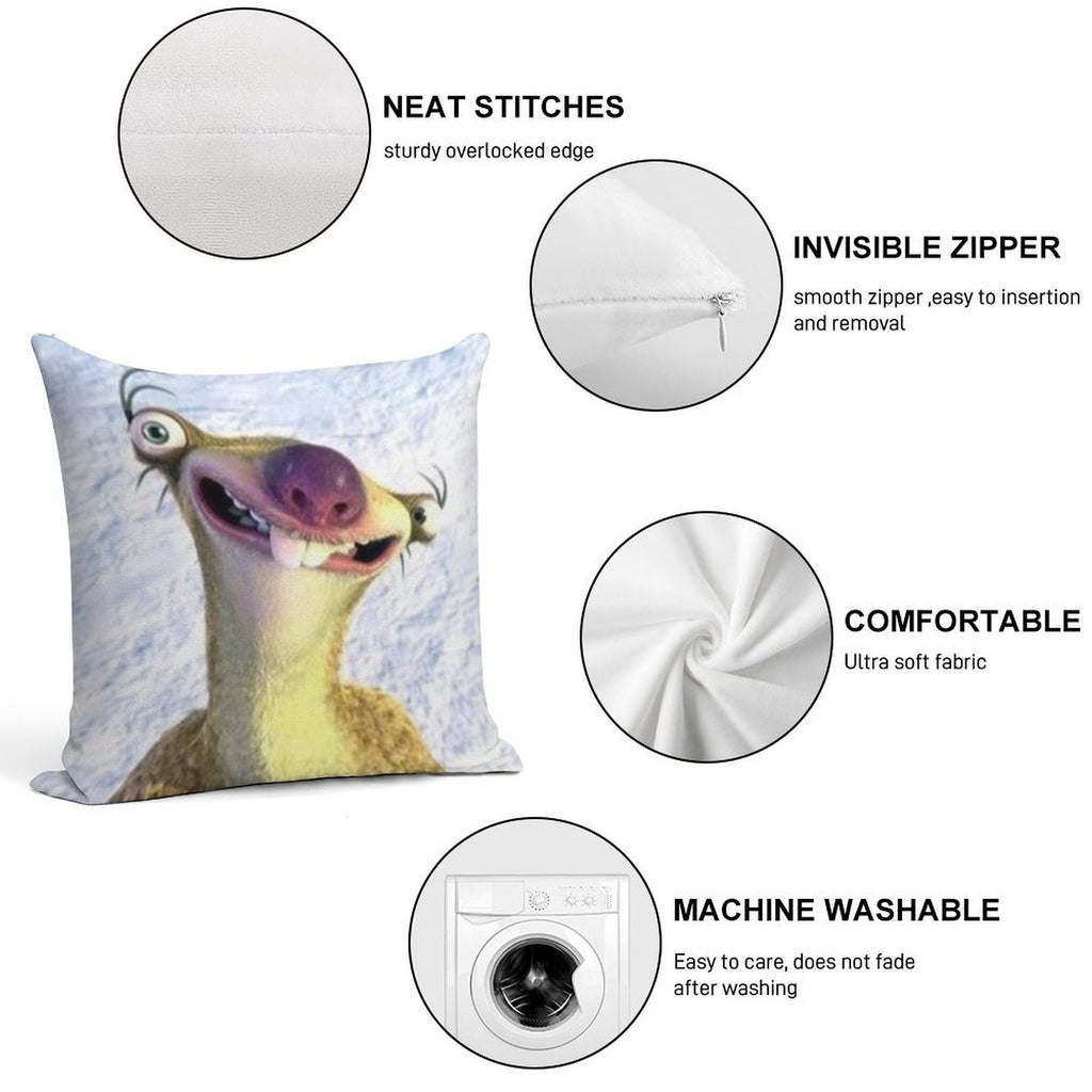 Sid Soft Shrink-Resistant Throw Pillow