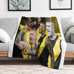 Dustin Martin Richmond Football Club AFL Travel-friendly Throw Blanket