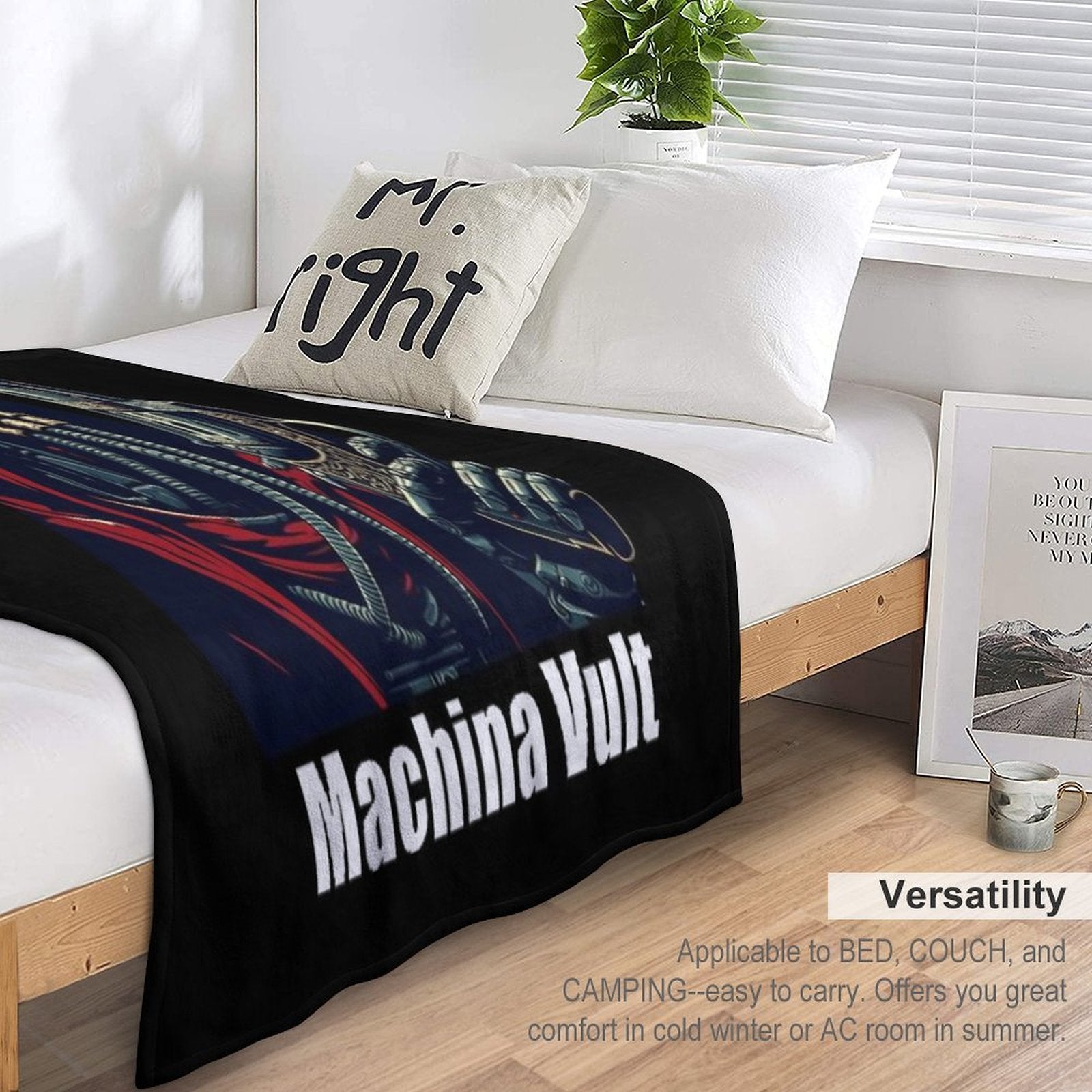 Admech Techpriest Machina Vult (The Machine Wills It) Durable Throw Blanket