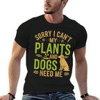 Plants And Dog Lover Gardener for Men Women Girls Kids  Graphic-printed T-Shirt