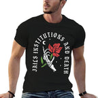 Jails Institutions Death Recovery Gift 12 Steps Sobriety AA  Summer-ready Fabric T-Shirt