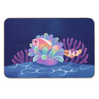 Pink Skunk Clownfish  Non-Slip Bath Mat