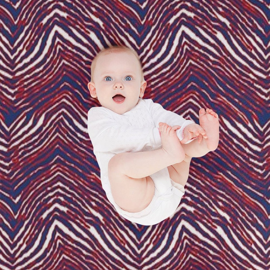 Buffalo ZigZag Pattern Gift-ready Throw Blanket