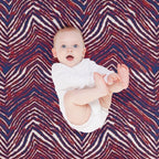 Buffalo ZigZag Pattern Gift-ready Throw Blanket