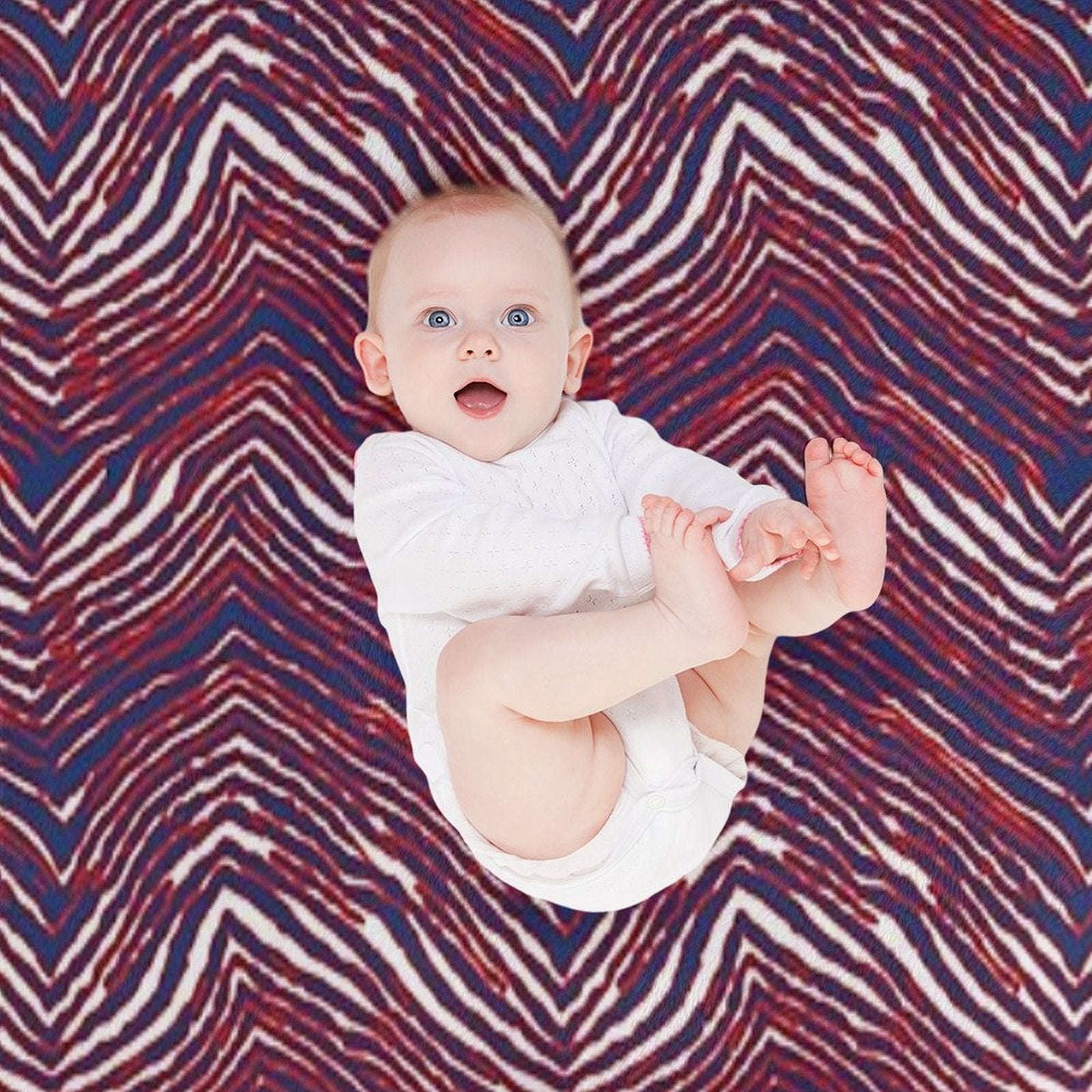 Buffalo ZigZag Pattern Gift-ready Throw Blanket