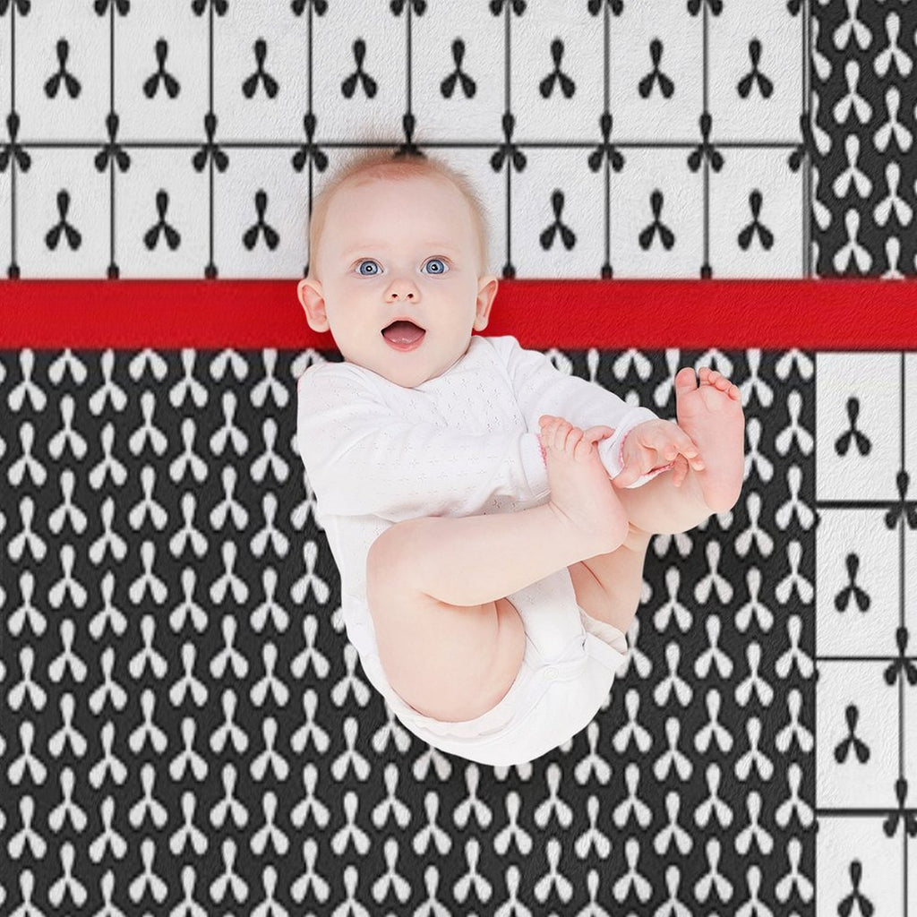 Shibori Japanese Geometric Motif Patchwork Anti-pilling Throw Blanket