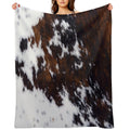 Wanderlust Cow Art Quick-dry Throw Blanket