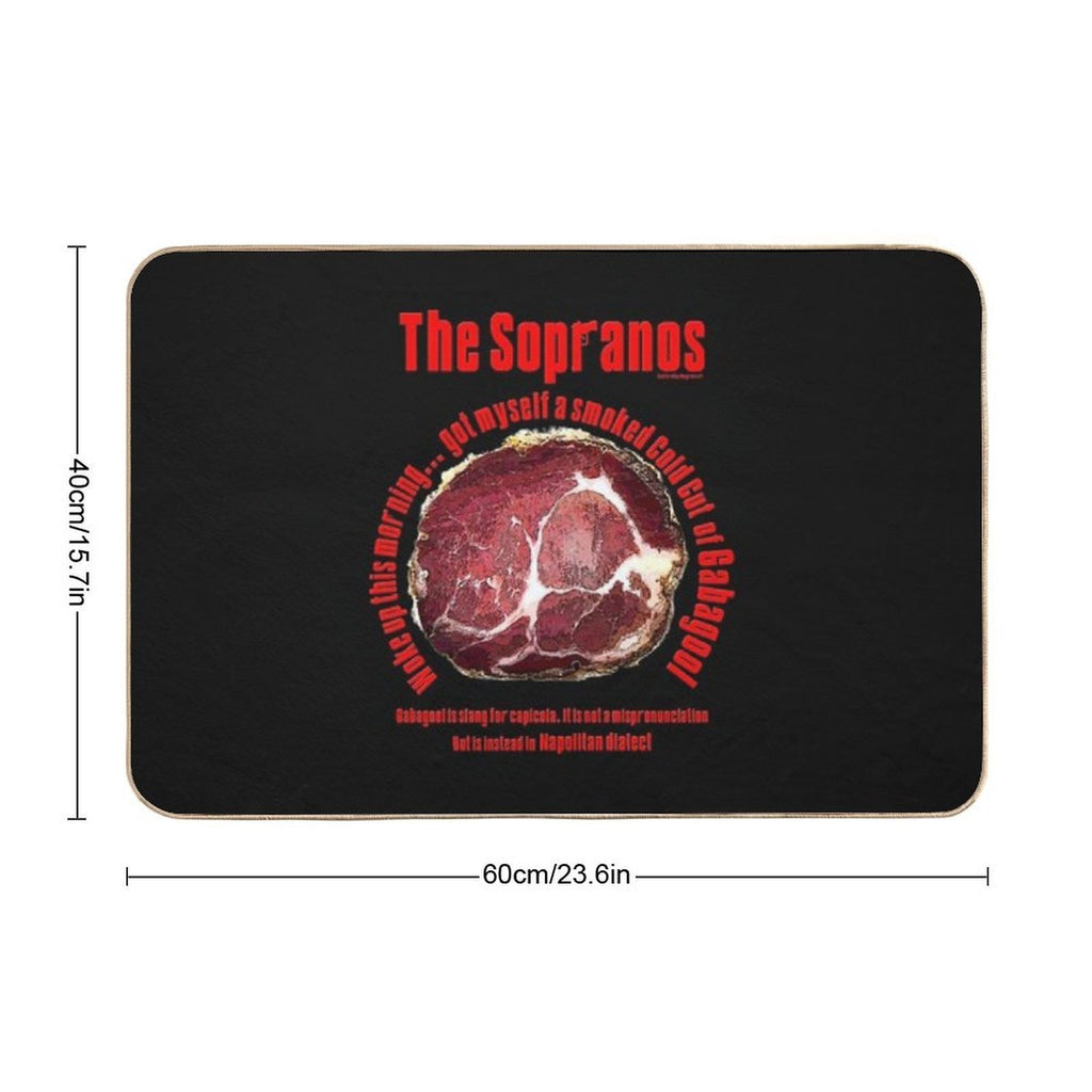 The Sopranos Gabagool  Stain-Proof Bath Mat