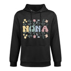 Groovy Nona Grandmother Flowers Nona Grandma Versatile Streetwear Hoodie