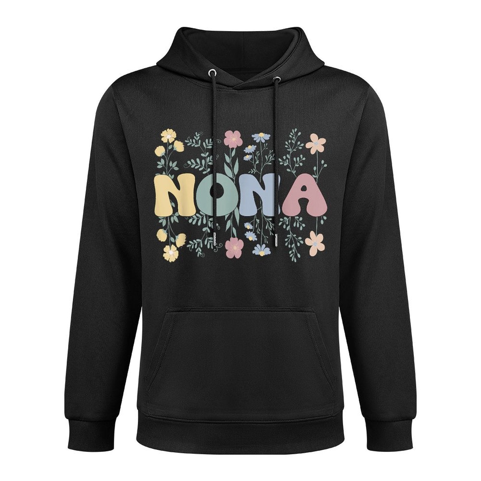 Groovy Nona Grandmother Flowers Nona Grandma Versatile Streetwear Hoodie