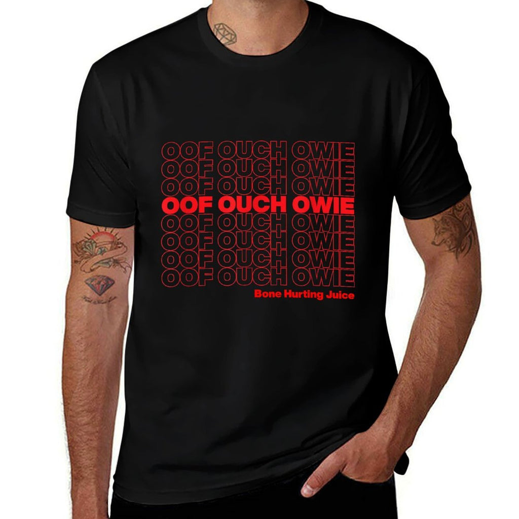 Oof Ouch Owie Bone Hurting Juice Thank You Bag Funny Meme  Stretchy T-Shirt