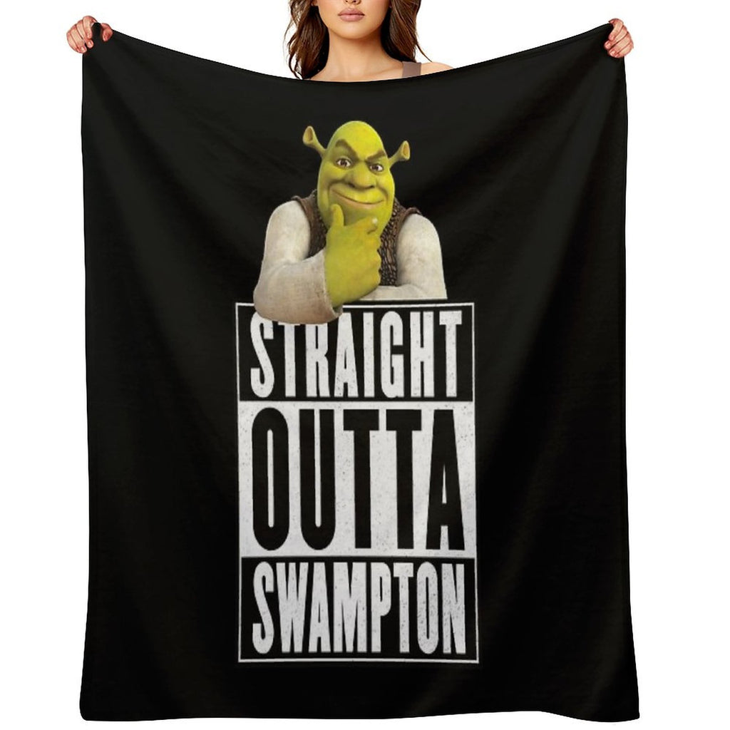 Shrek - Straight Outta Swampton Compact Throw Blanket