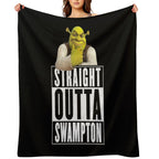 Shrek - Straight Outta Swampton Compact Throw Blanket