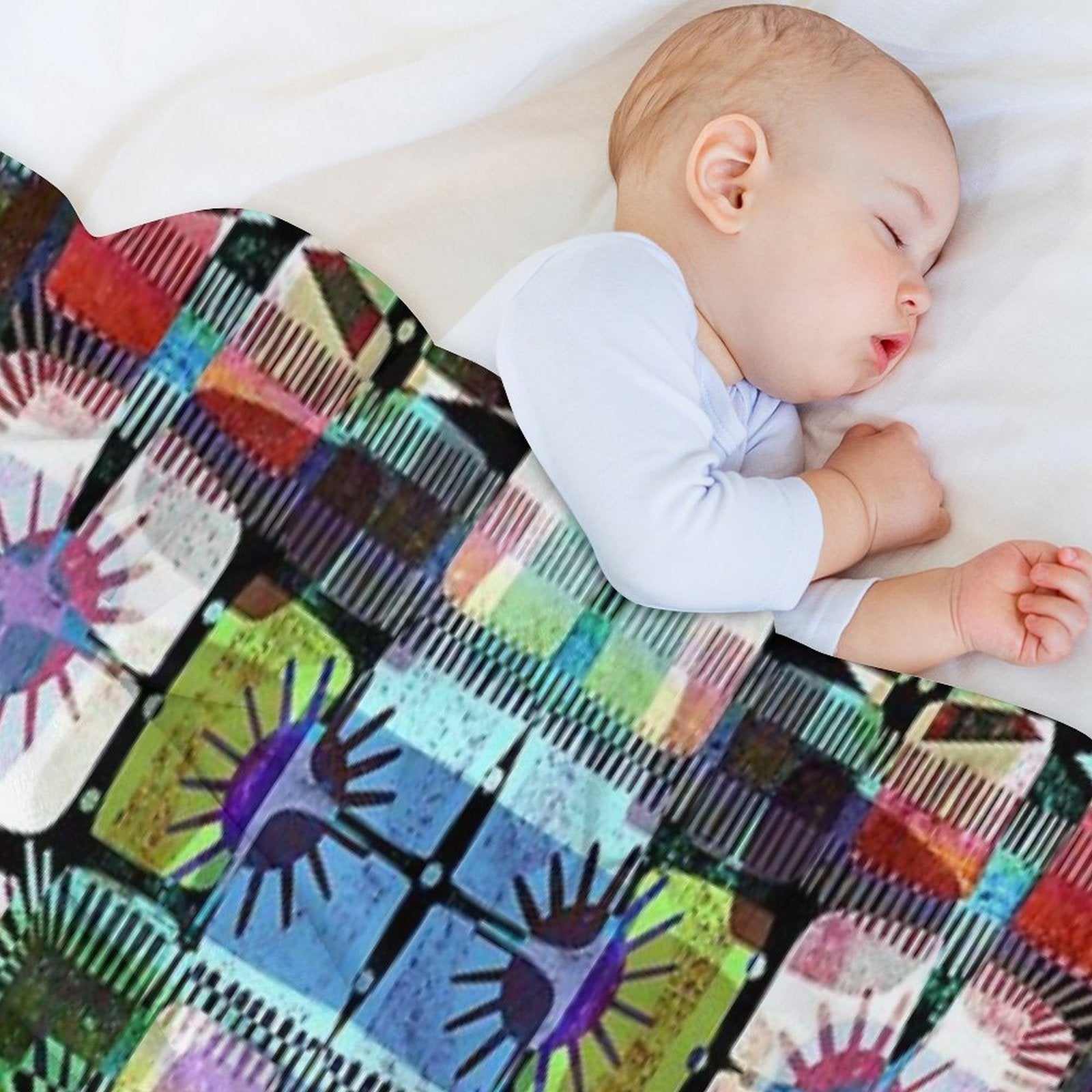 Solar 3   Abstract Sun Pattern Durable Throw Blanket