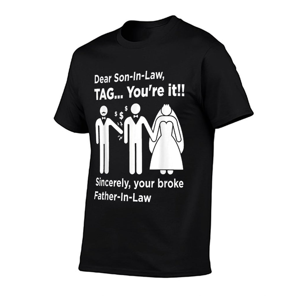 Dear Son-In-Law - Father Of The Bride Dad Wedding Marriage  Polyester Blend T-Shirt