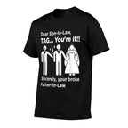 Dear Son-In-Law - Father Of The Bride Dad Wedding Marriage  Polyester Blend T-Shirt