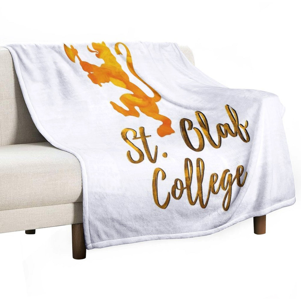 St. Olaf College Wrinkle-free Throw Blanket