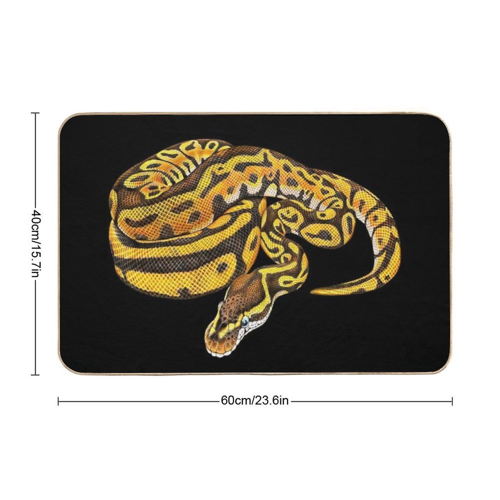 Ball Python  Fade-Resistant Bath Mat