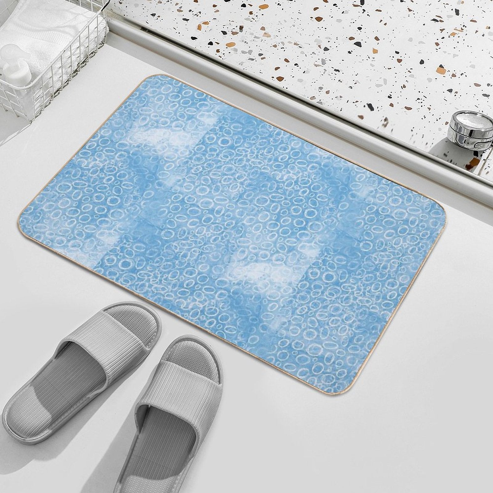 Seafoam  Odorless Bath Mat