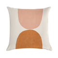 Terracotta Mid Century Modern Soft Luxury Feel Throw Pillow