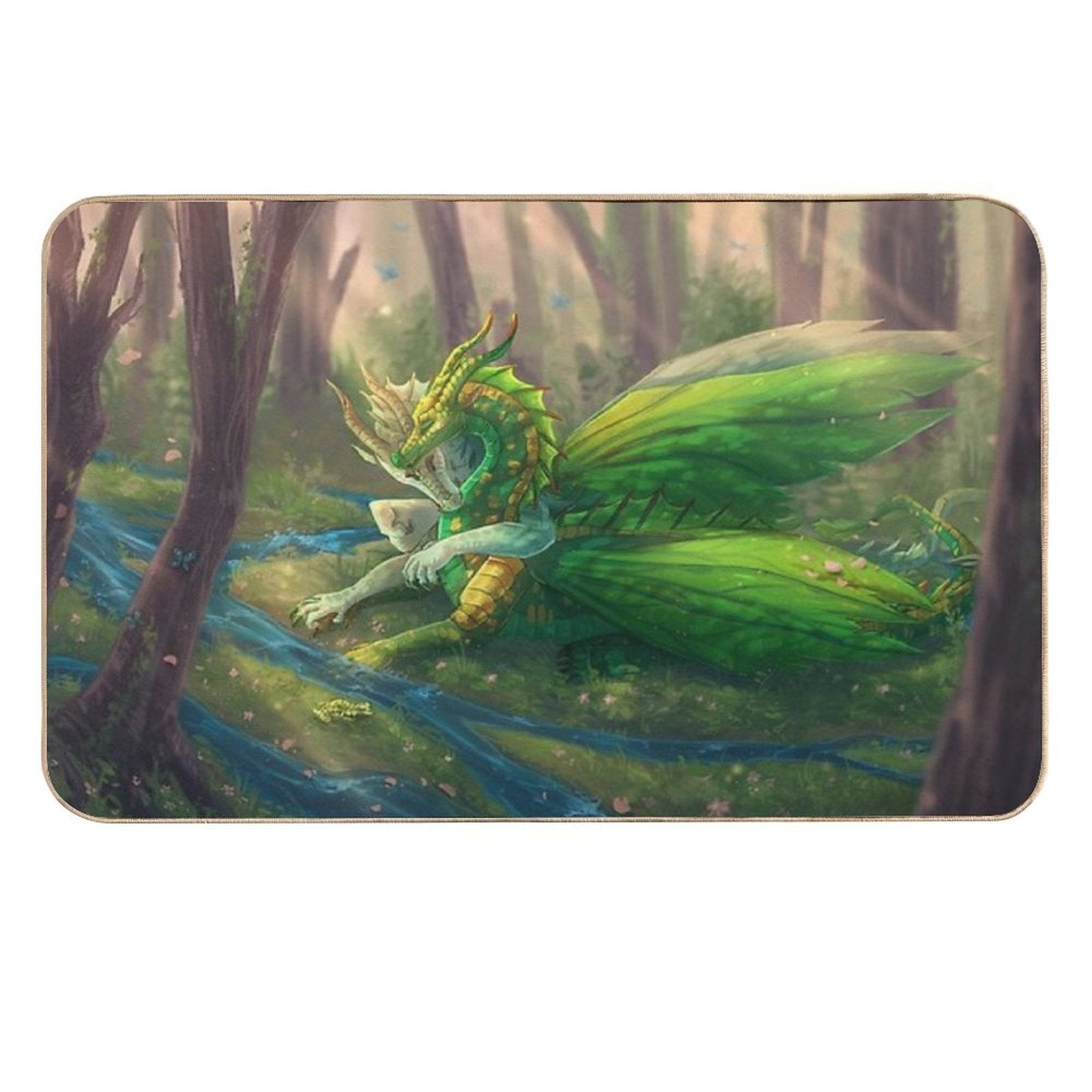 Wings of Fire - Sundew And Willow  Fade-Resistant Bath Mat