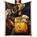 Cartoon Animation Wall E Quick-dry Throw Blanket