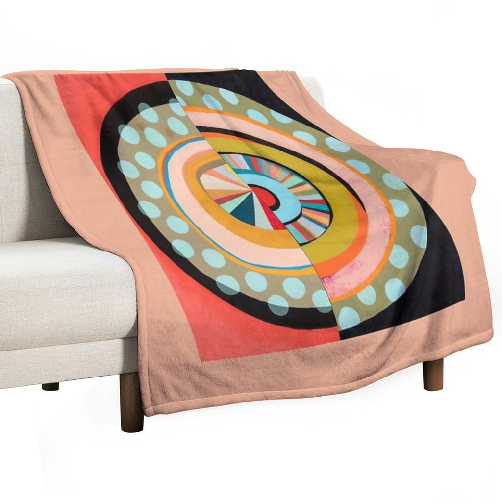 Moving Target No. 59.4 Durable Throw Blanket