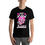 Just A Girl Who Loves Snakes  Trendy Pattern T-Shirt