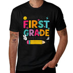 Watch Out First Grade Here I Come Back To School 1st Grade  Stretchy T-Shirt