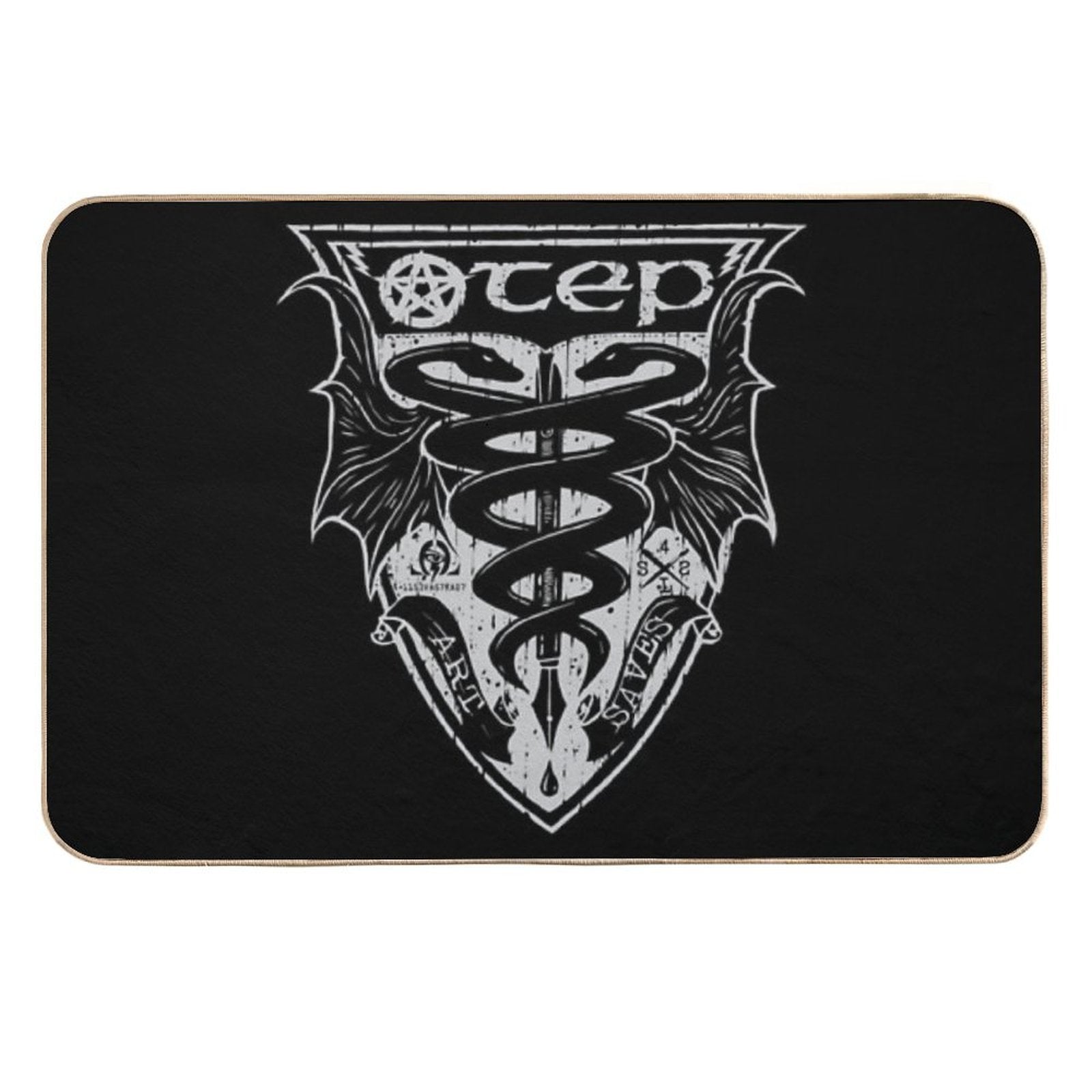 OTEP ART SAVES  Fade-Resistant Bath Mat