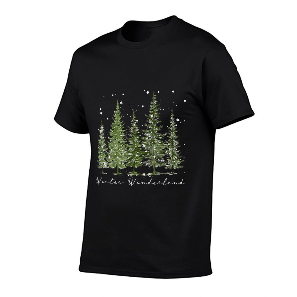 Winter Wonderland Merry Christmas Xmas Tree Pajamas Holiday  Breathable T-Shirt