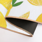 Cut + Paste Lemon Pattern  Easy To Clean Bath Mat