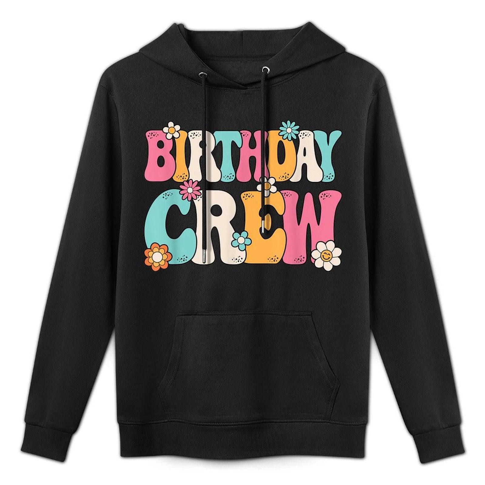Groovy Birthday Crew Men Women Boys Girlsns Kids Easy Care Hoodie