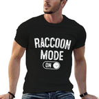 Raccoon Mode On Costume Funny Trash Panda Gift Animal Lover  Vintage-inspired T-Shirt