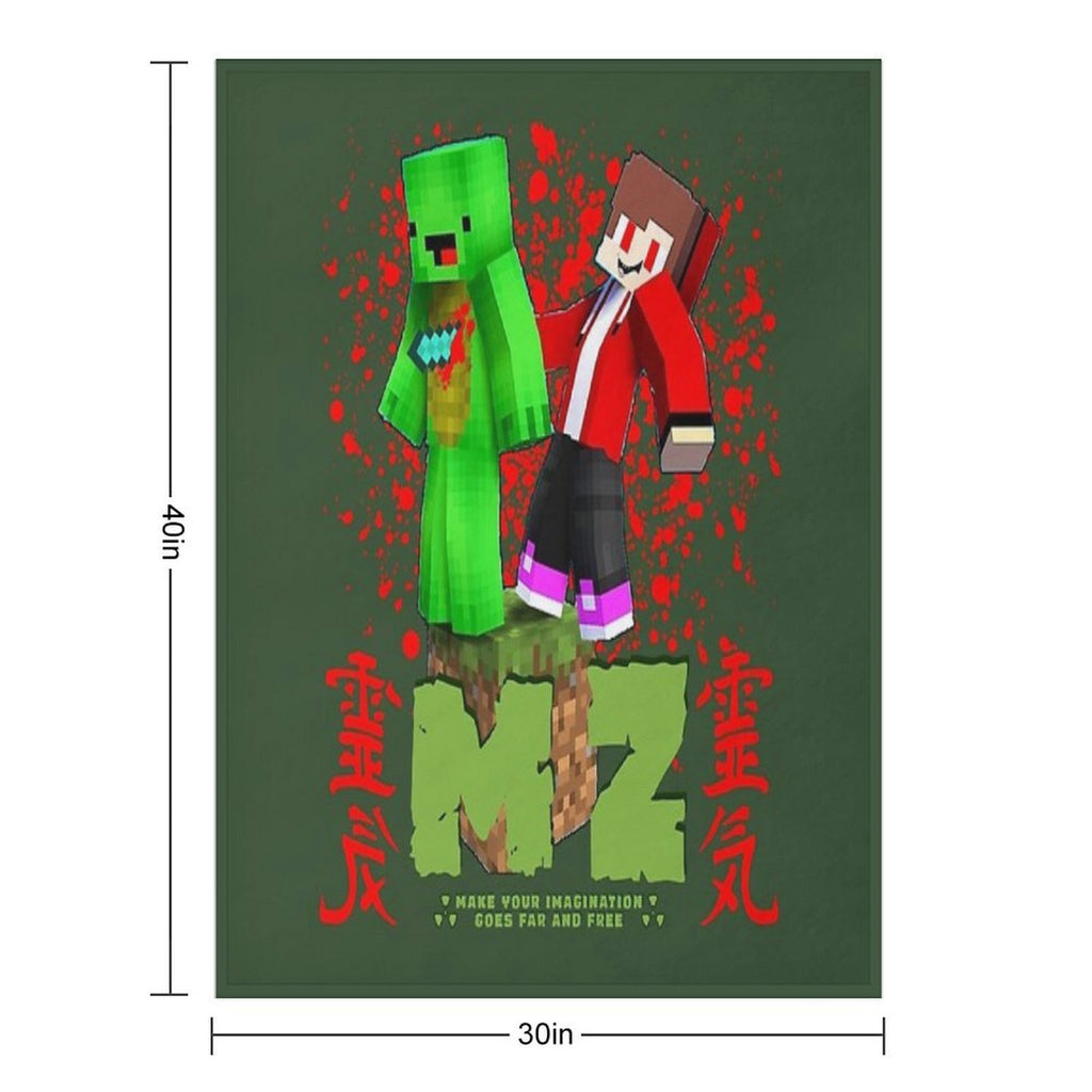 JJ's Maizen And Mikey Machine-washable Throw Blanket