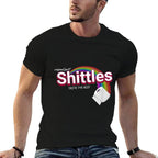 Shittles Rainbow Fun Meme Designs  Trendy Pattern T-Shirt