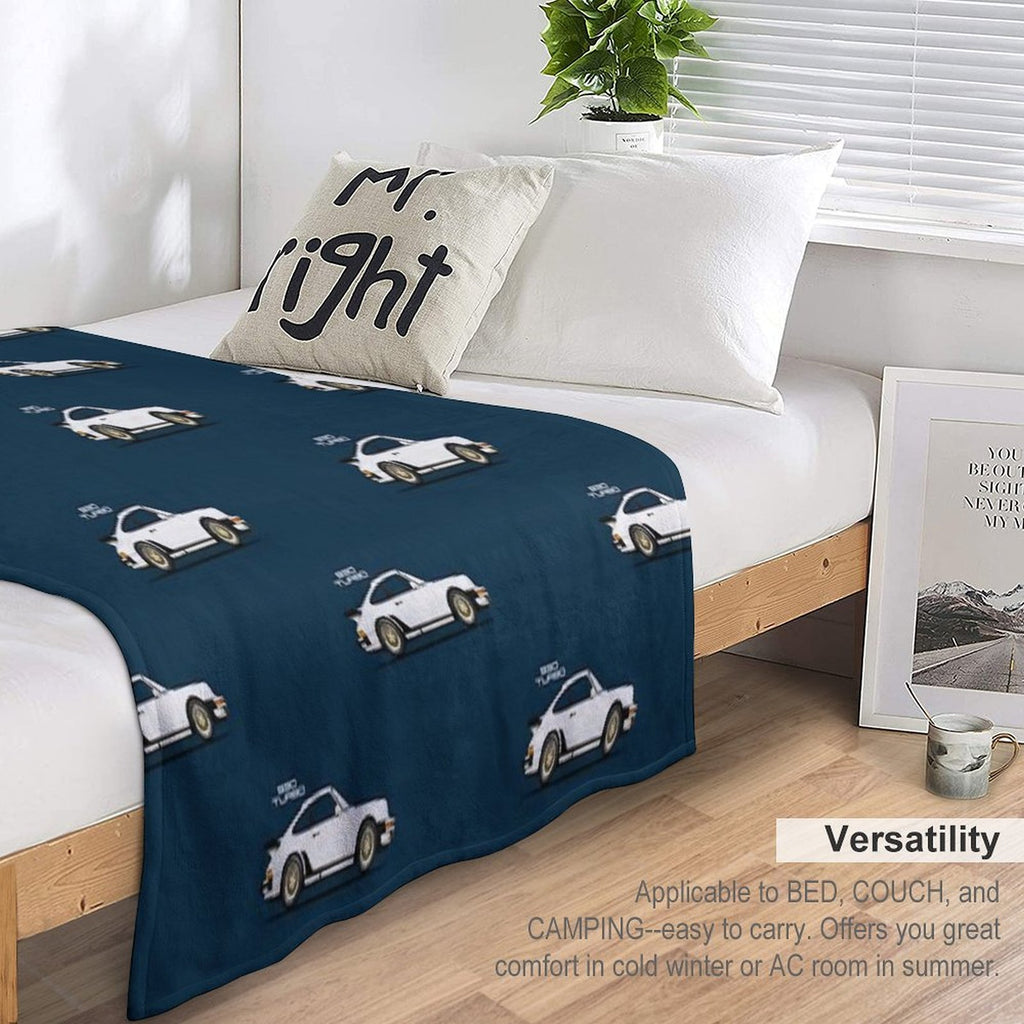 The 930 Turbo Compact Throw Blanket