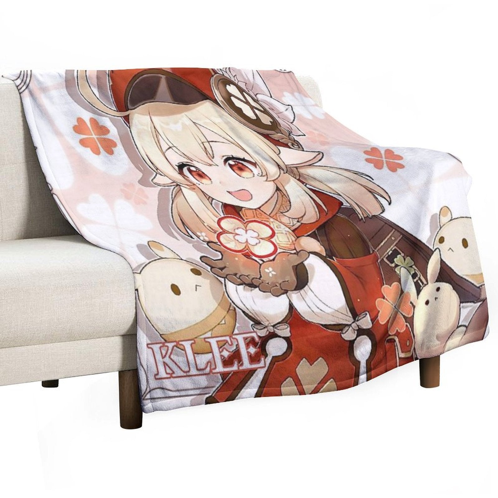 Genshin Impact - Klee Birthday Official Artwork 2020 Compact Throw Blanket