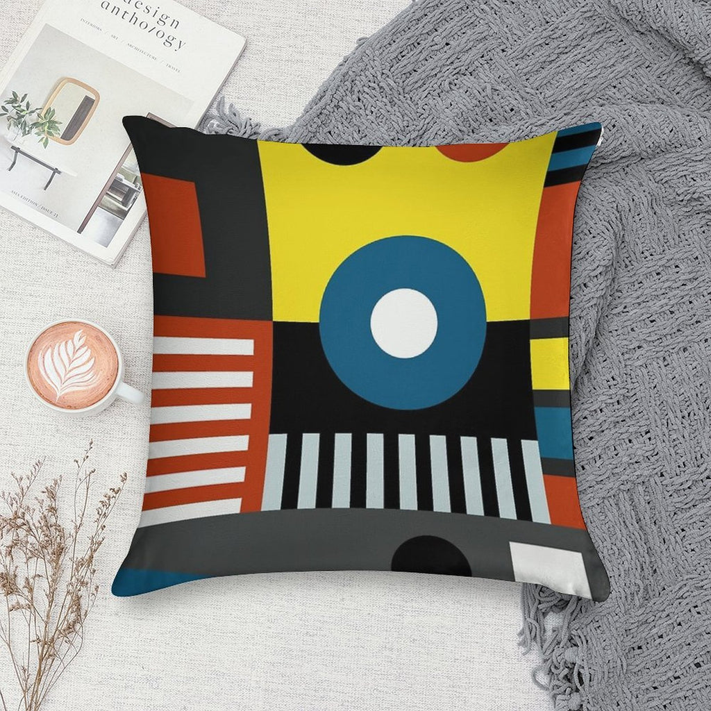 SPEECH AT THE BAUHAUS Soft Easy Maintenance Throw Pillow