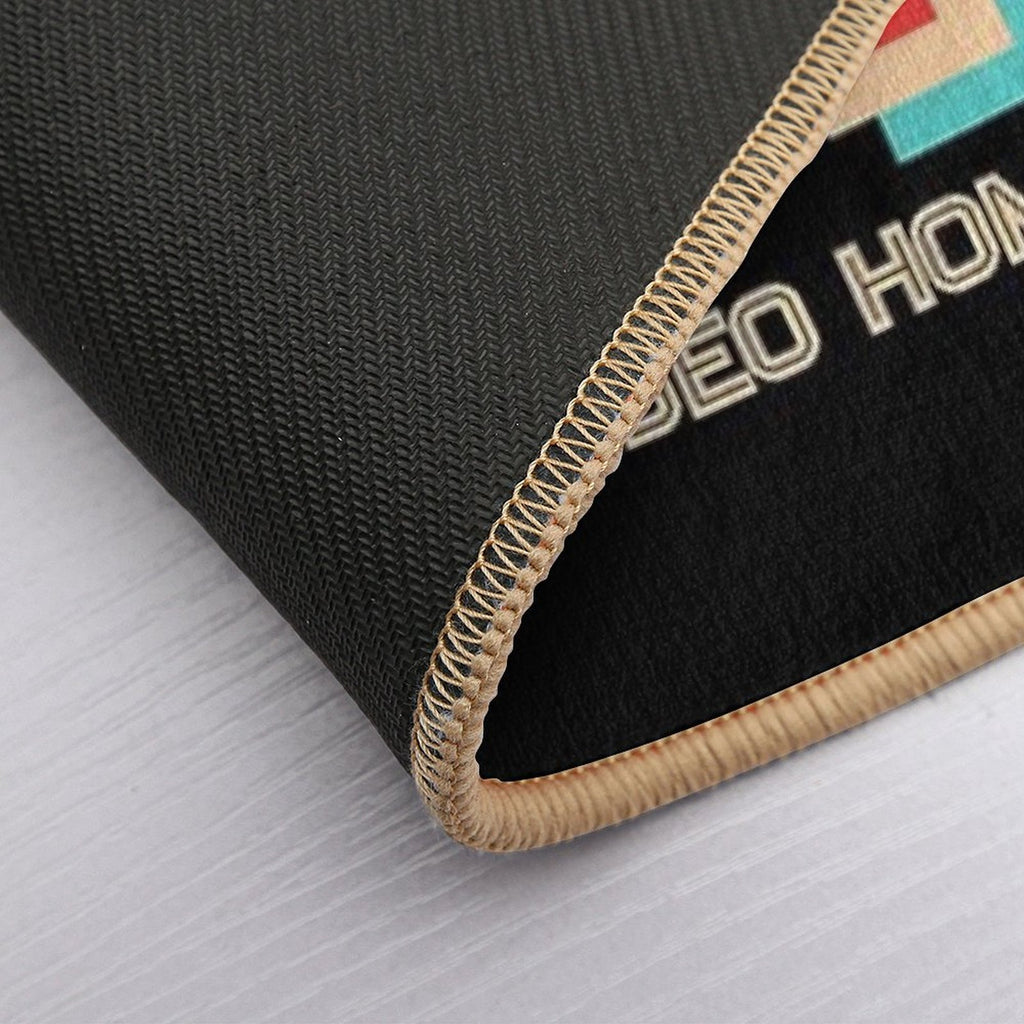 VHS Video Home System - Retro 1980's Video  Fade-Resistant Bath Mat