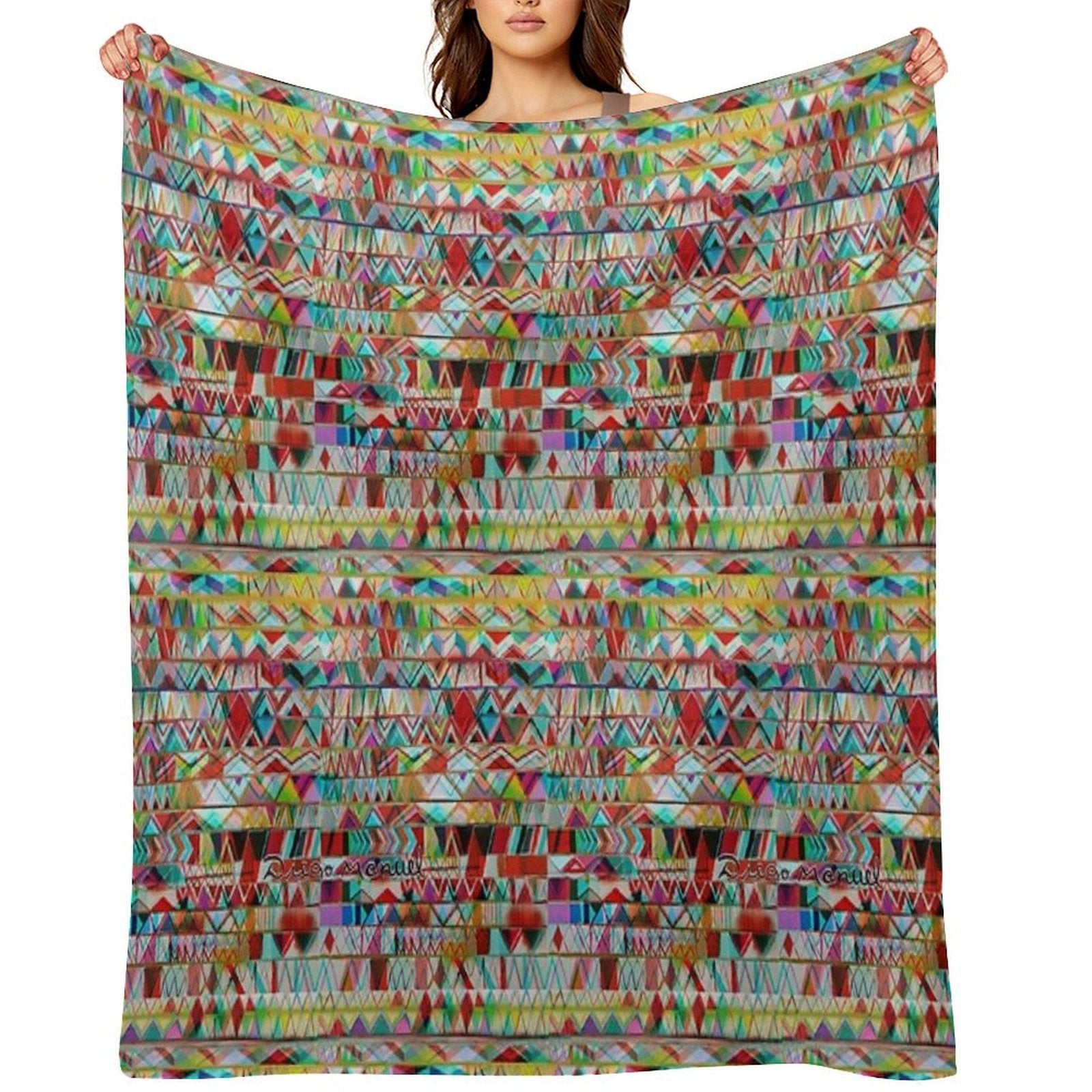 Composition 24 2 Eco-conscious Throw Blanket