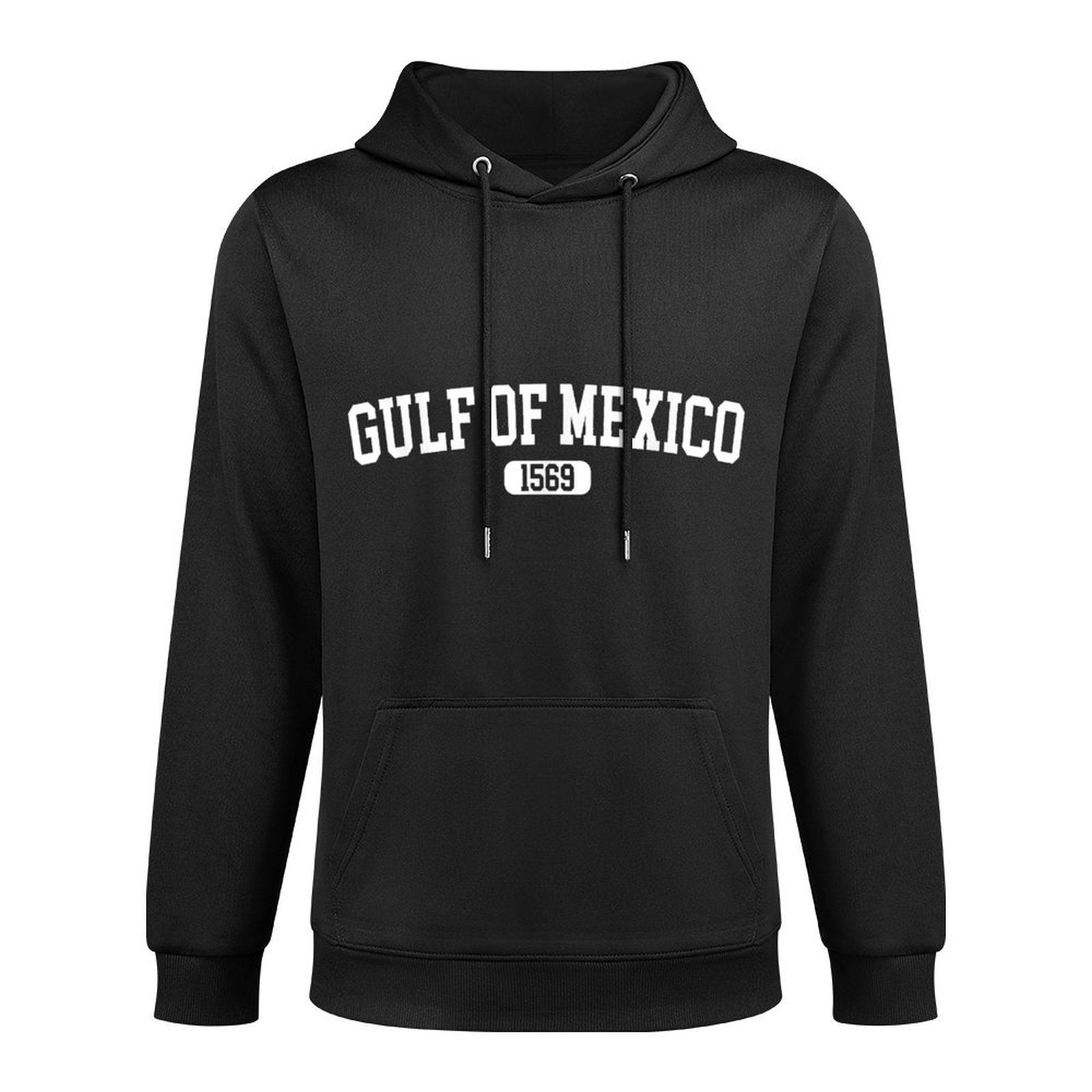 Gulf Of Mexico 1569 American Gulf of Mexico Map Lover Kangaroo Pocket Hoodie