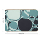 Blue Bubbles  Non-Slip Bath Mat