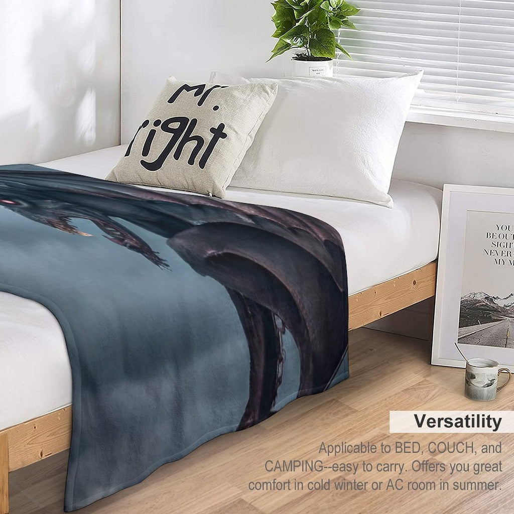 Gargoyle Machine-washable Throw Blanket