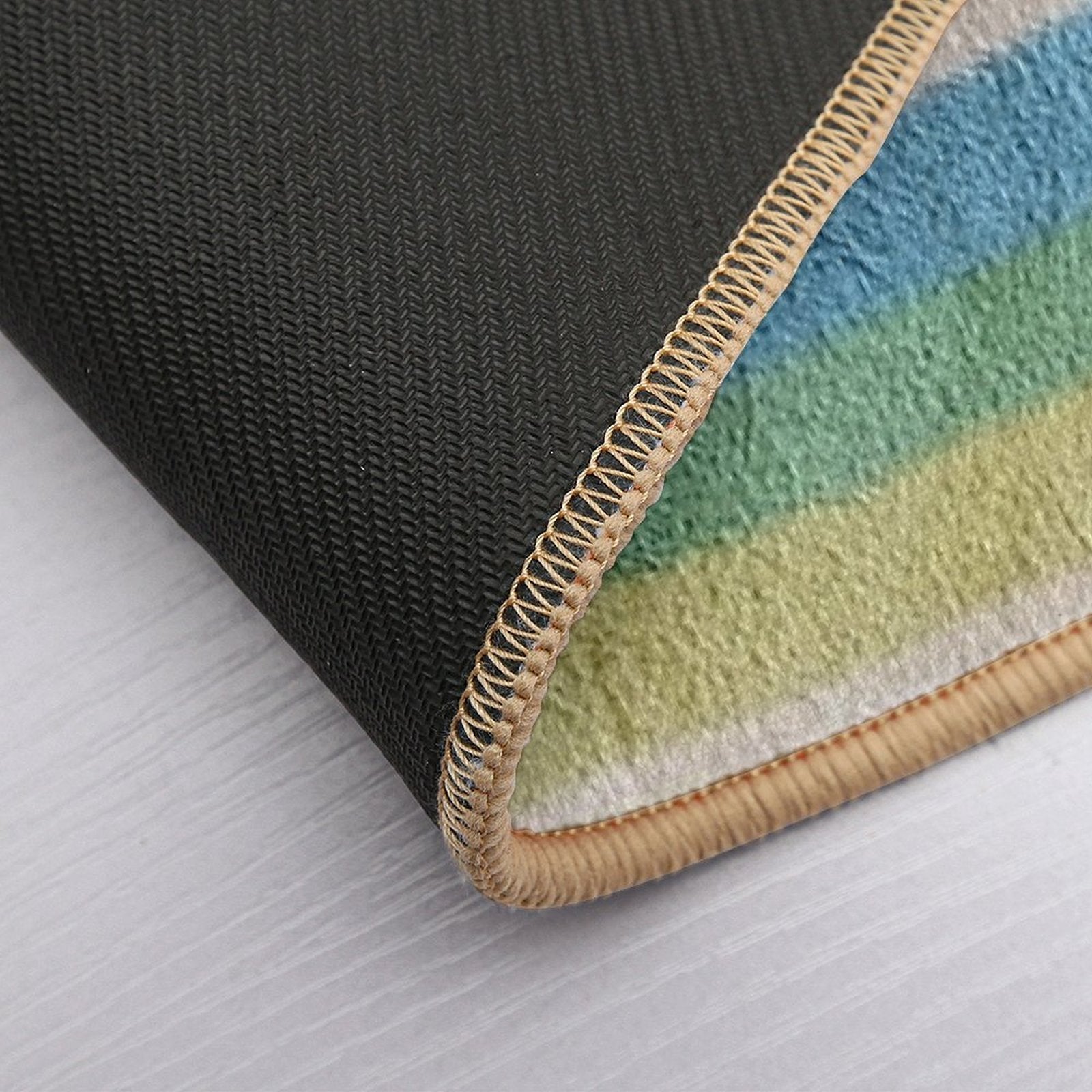 Colorful Stripes Durable Bath Mat