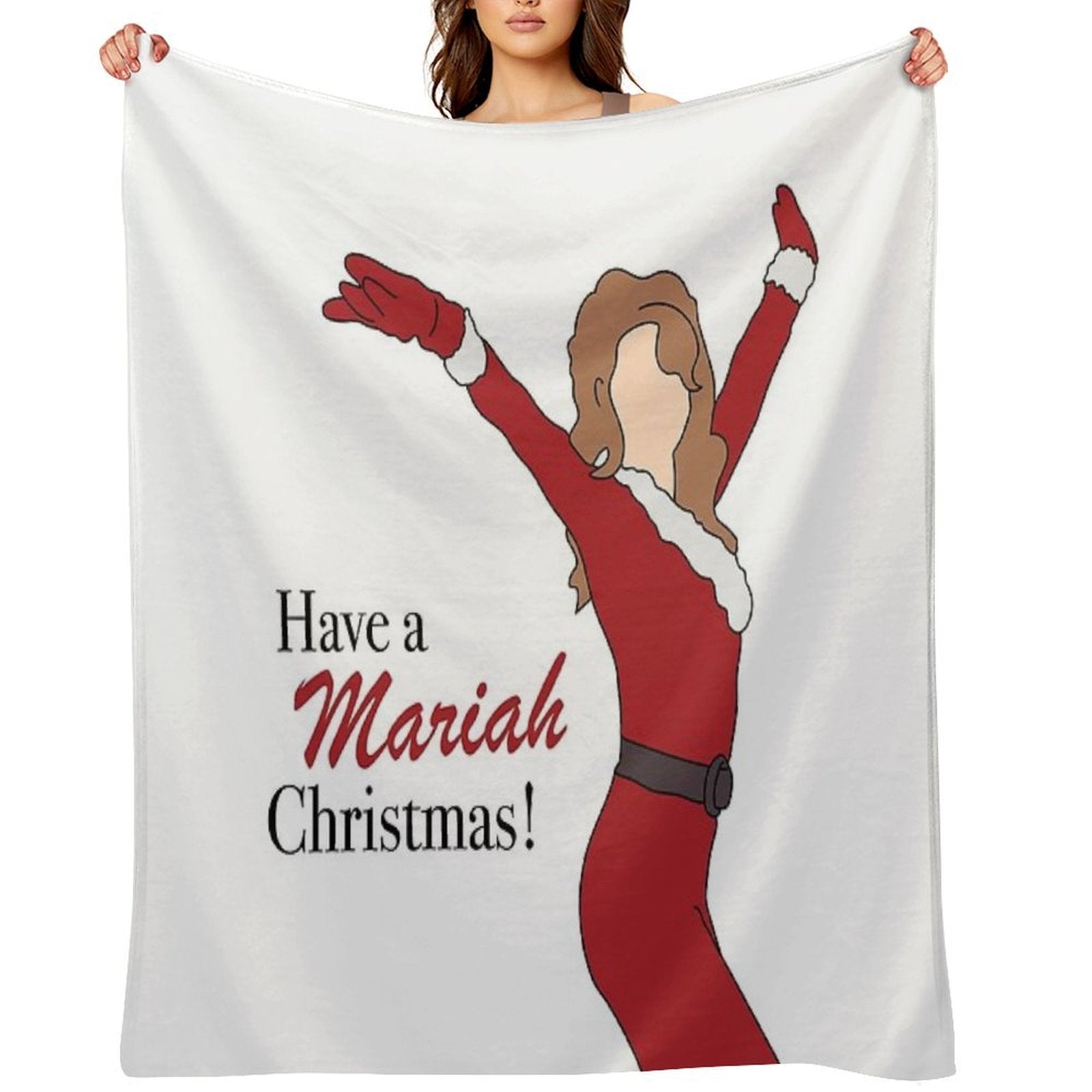 Have A Mariah Christmas ! Quick-dry Throw Blanket