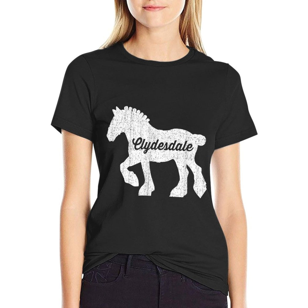 Clydesdale Draft Horse  Durable T-Shirt