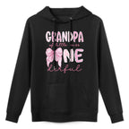 Grandpa of Little Miss Onederful 1St Birthday Girl Coquette Cotton-Polyester Blend Hoodie