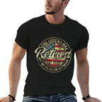The Legend Has Retired 2025 Not My Problem Anymore Funny  Rolled Sleeves T-Shirt